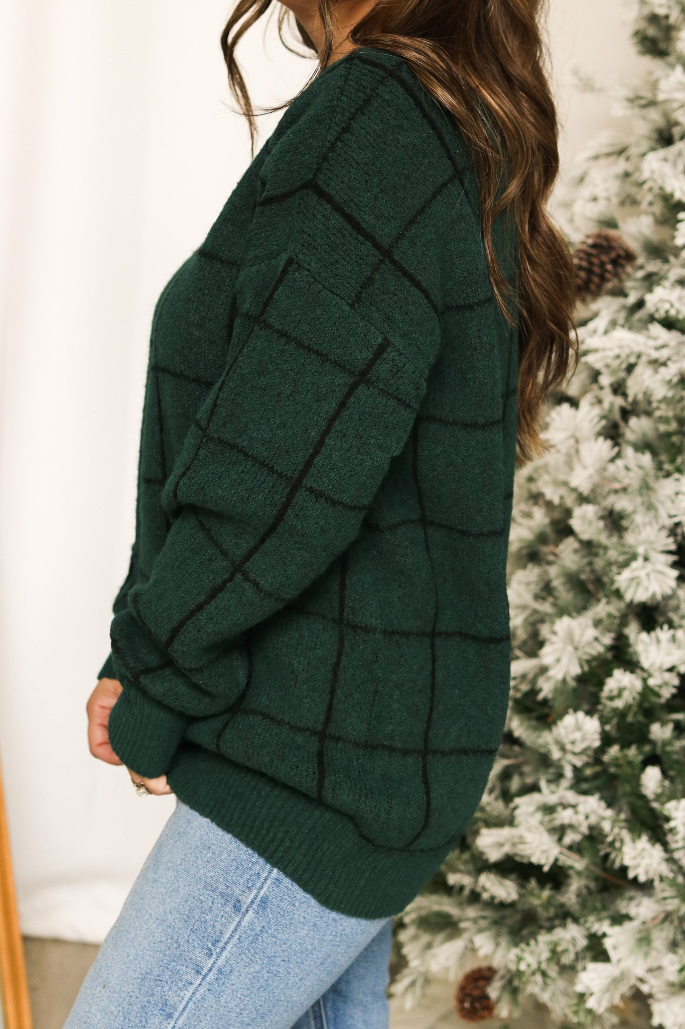 Cabin Fever Green Sweater