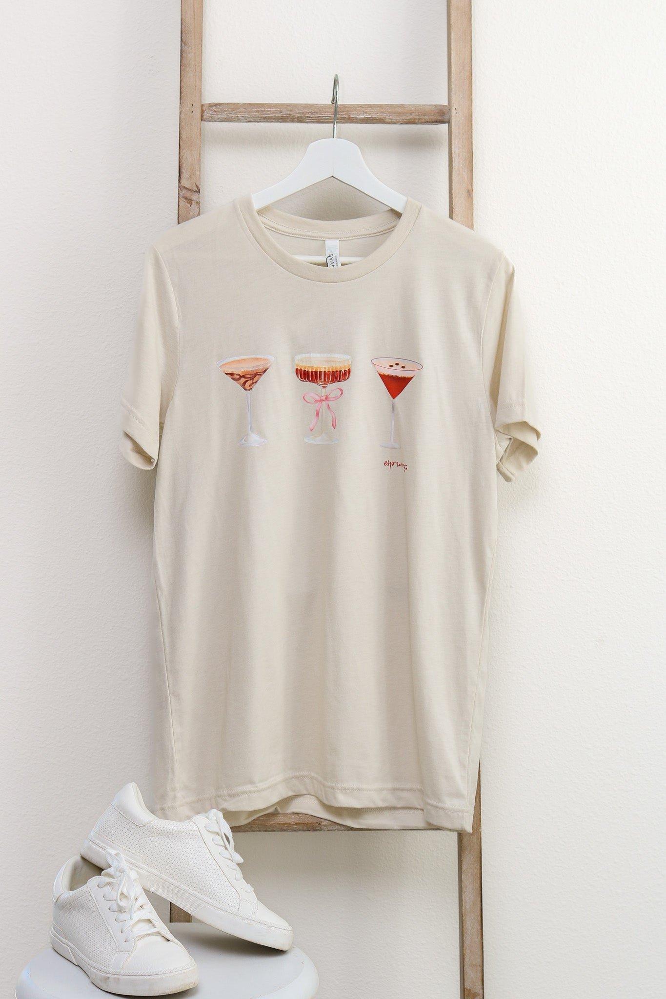 Espresso Martini Short Sleeve Graphic Tee (oatmeal)