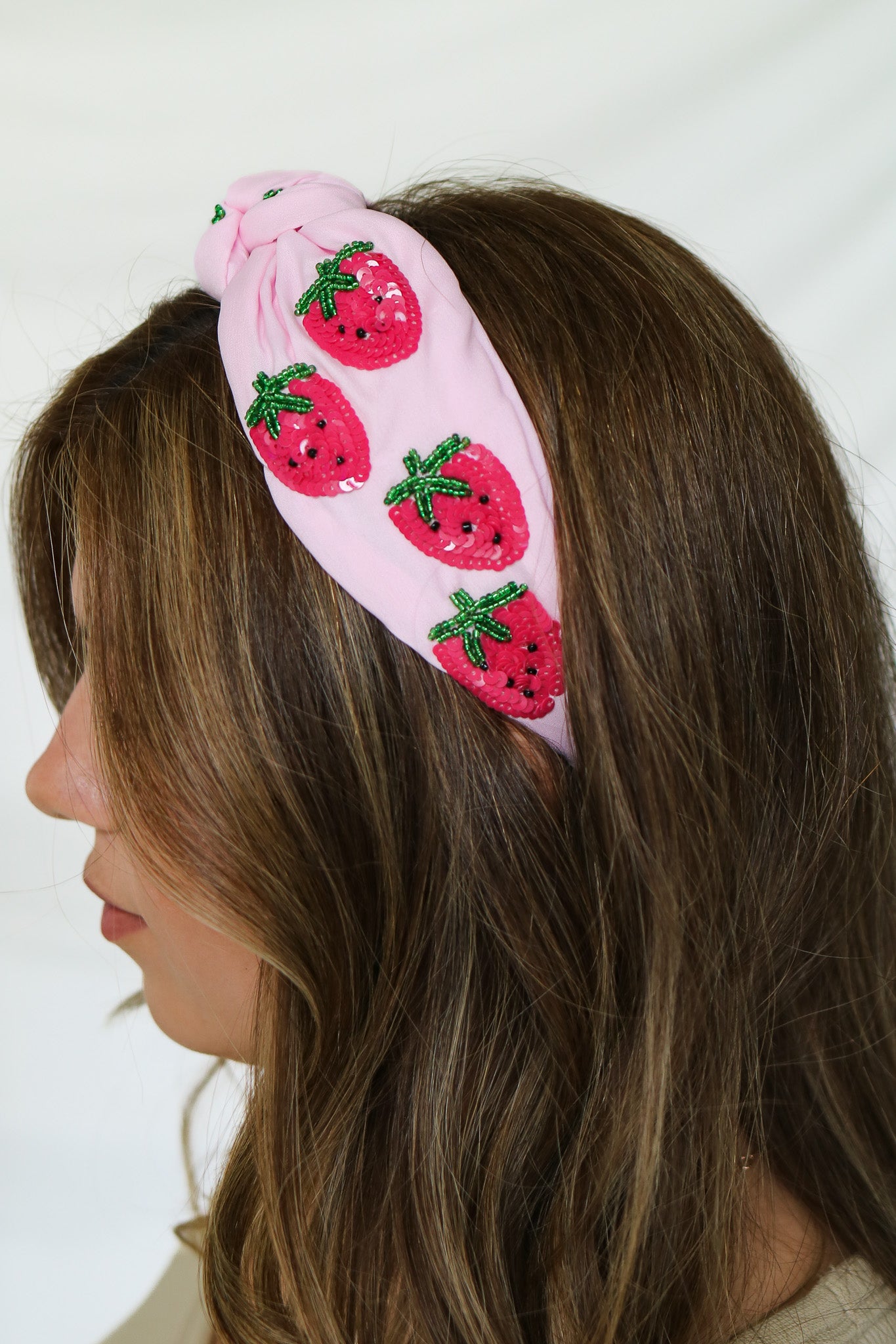 Strawberry Knot Headband