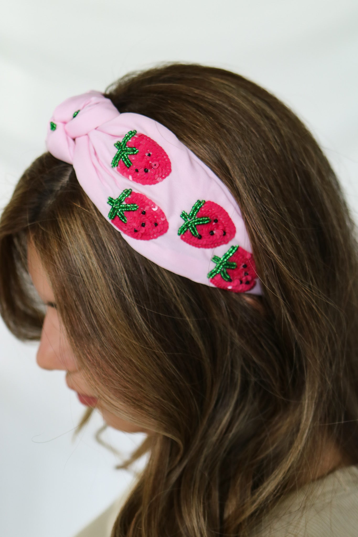 Strawberry Knot Headband