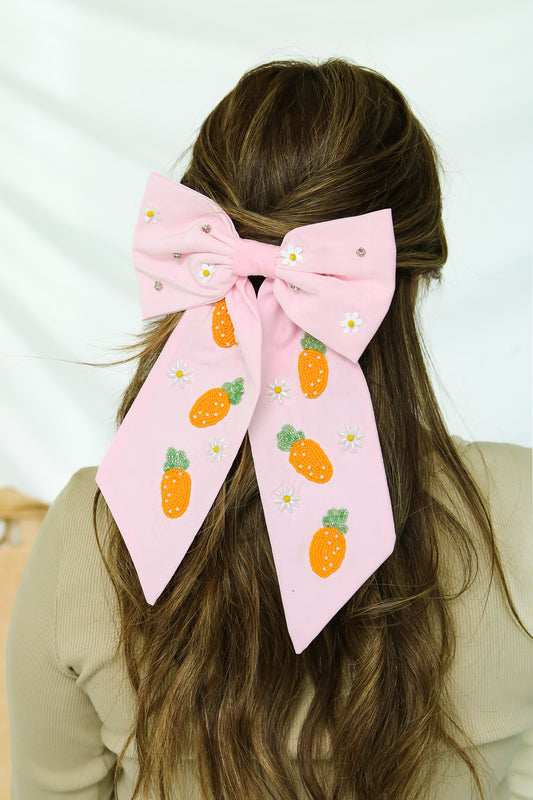 Carrots Jeweled Hair Bow