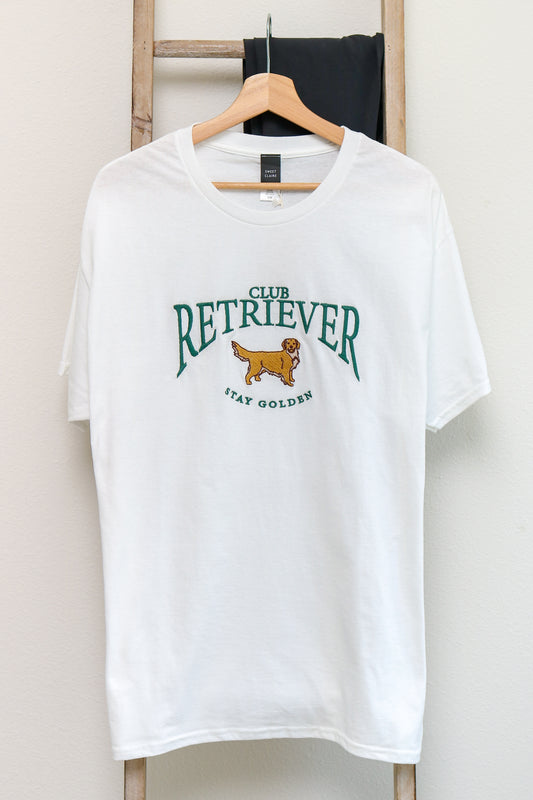 Club Retriever Oversized Embroidered Tee