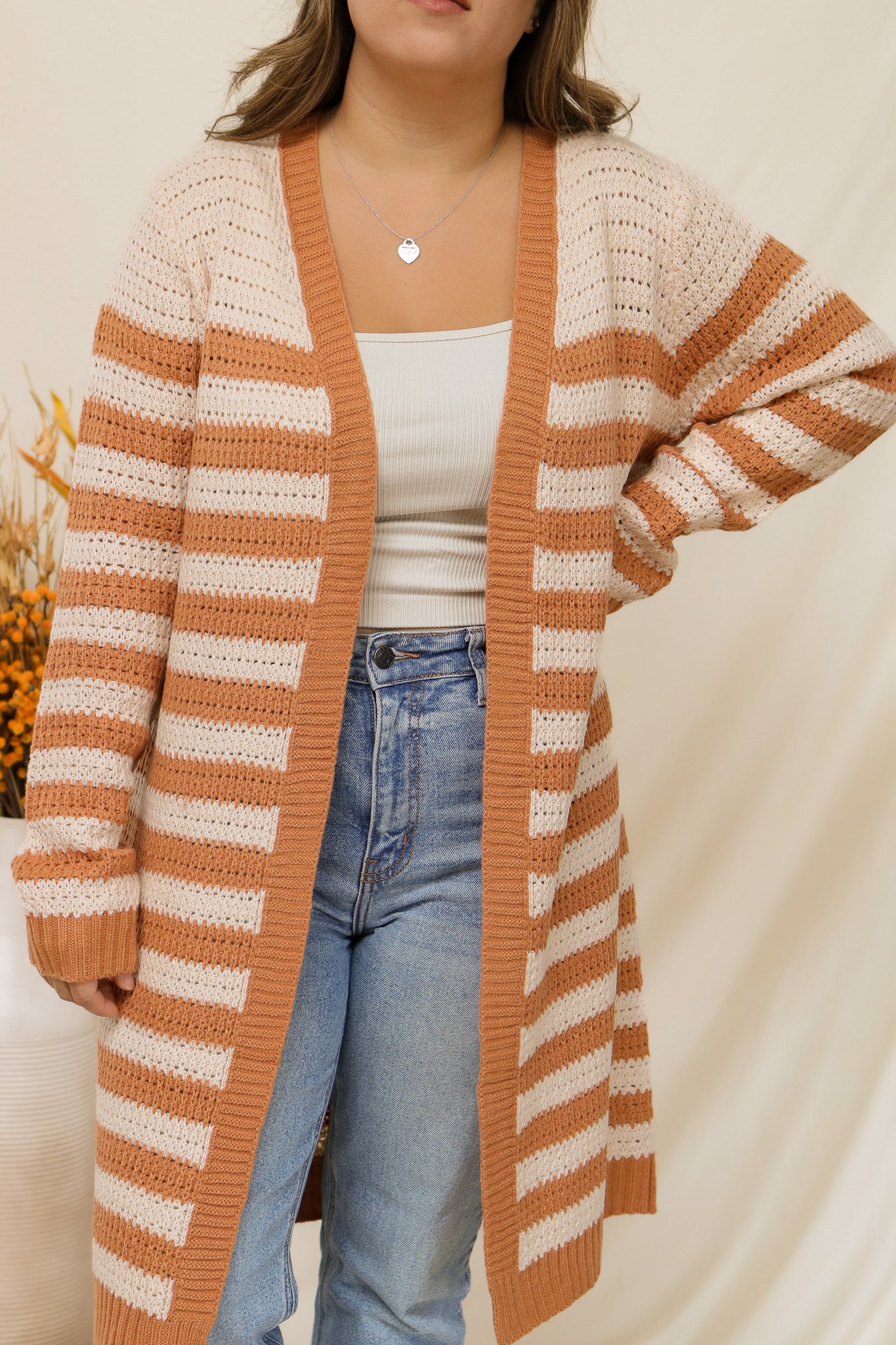 Cozy Up Striped Cardigan
