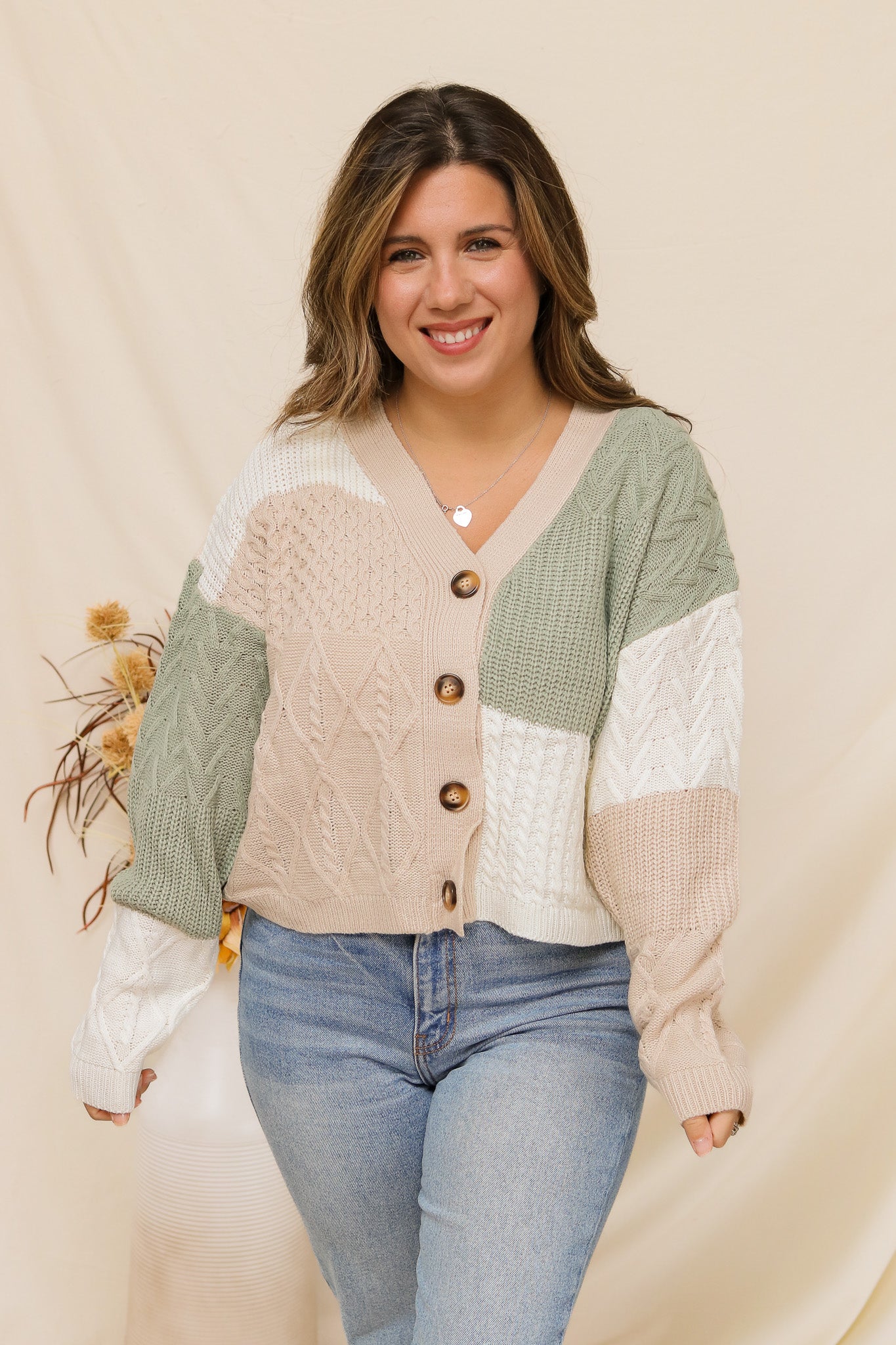Listening Closely Braided Cardigan
