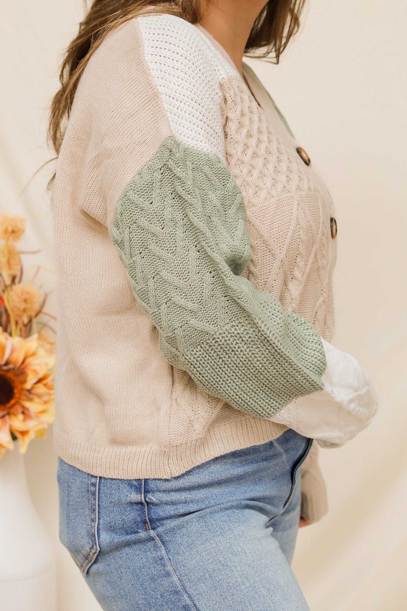 Listening Closely Braided Cardigan