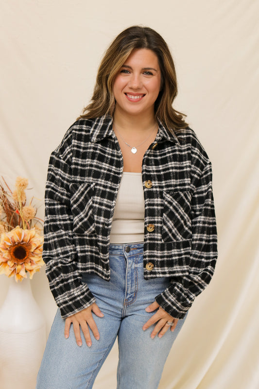 Perfectly Plaid Jacket (black)