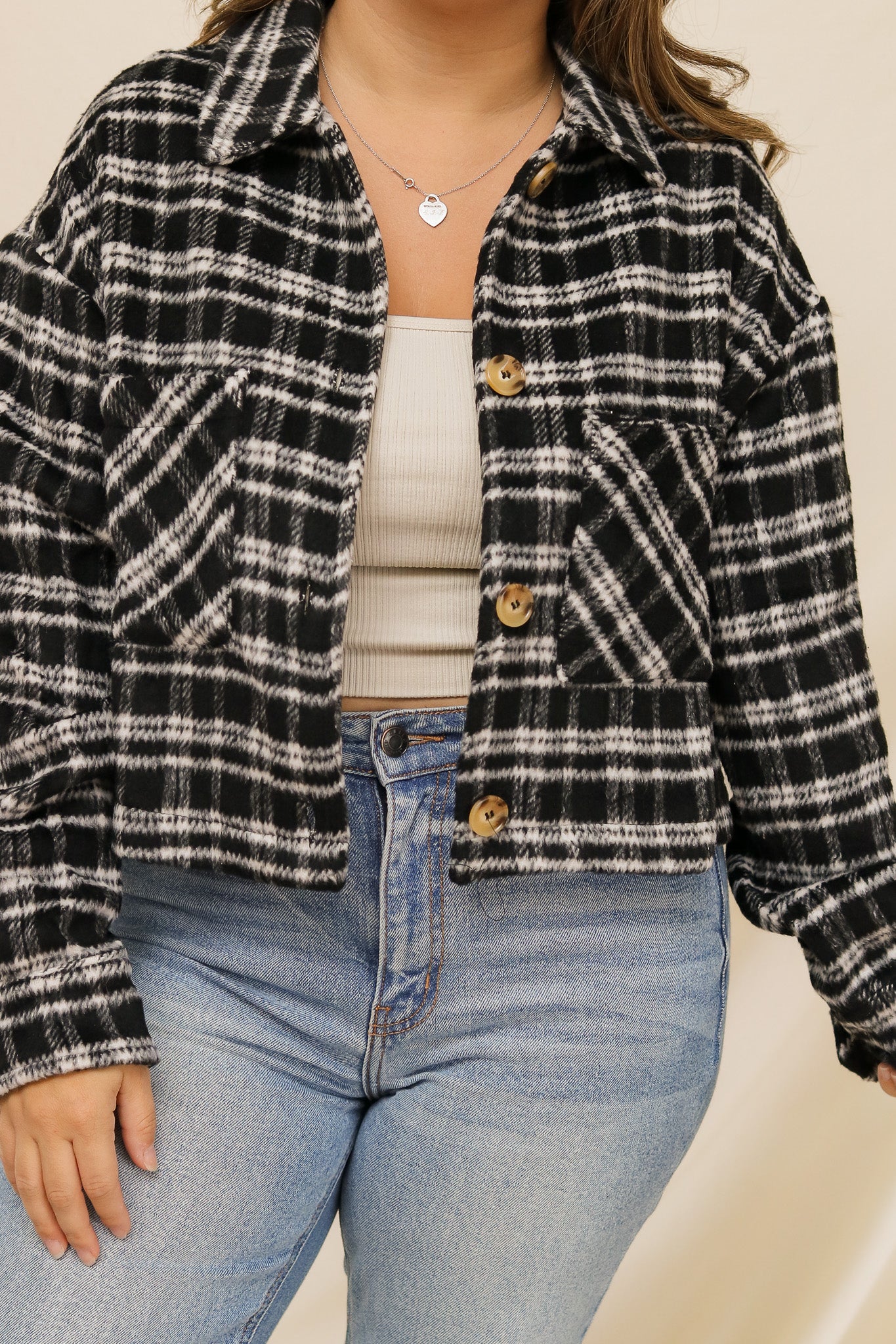 Perfectly Plaid Jacket (black)