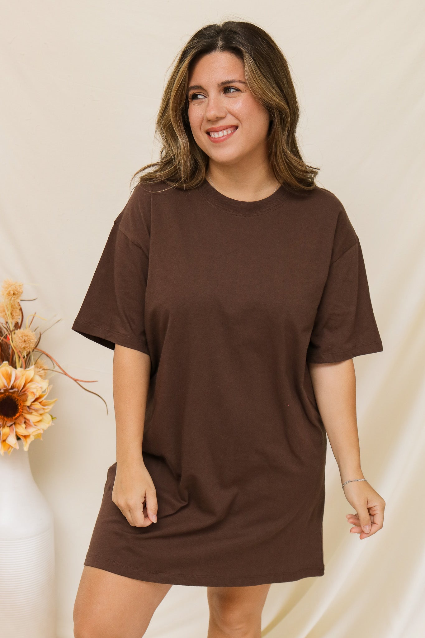 T-Shirt Dress (brown)