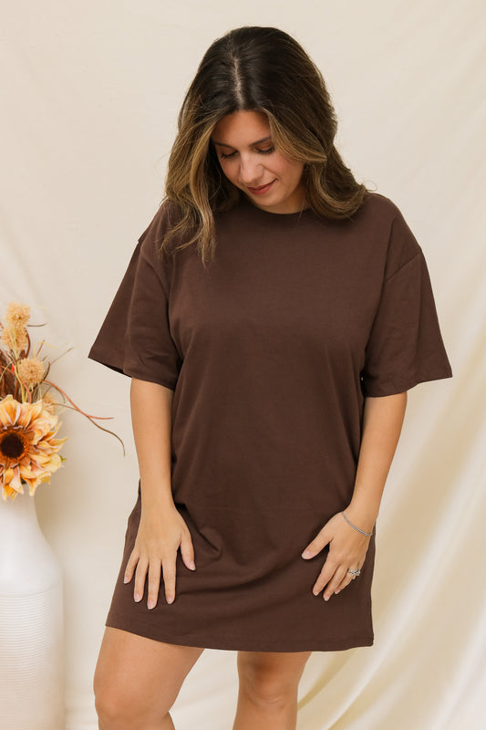 T-Shirt Dress (brown)