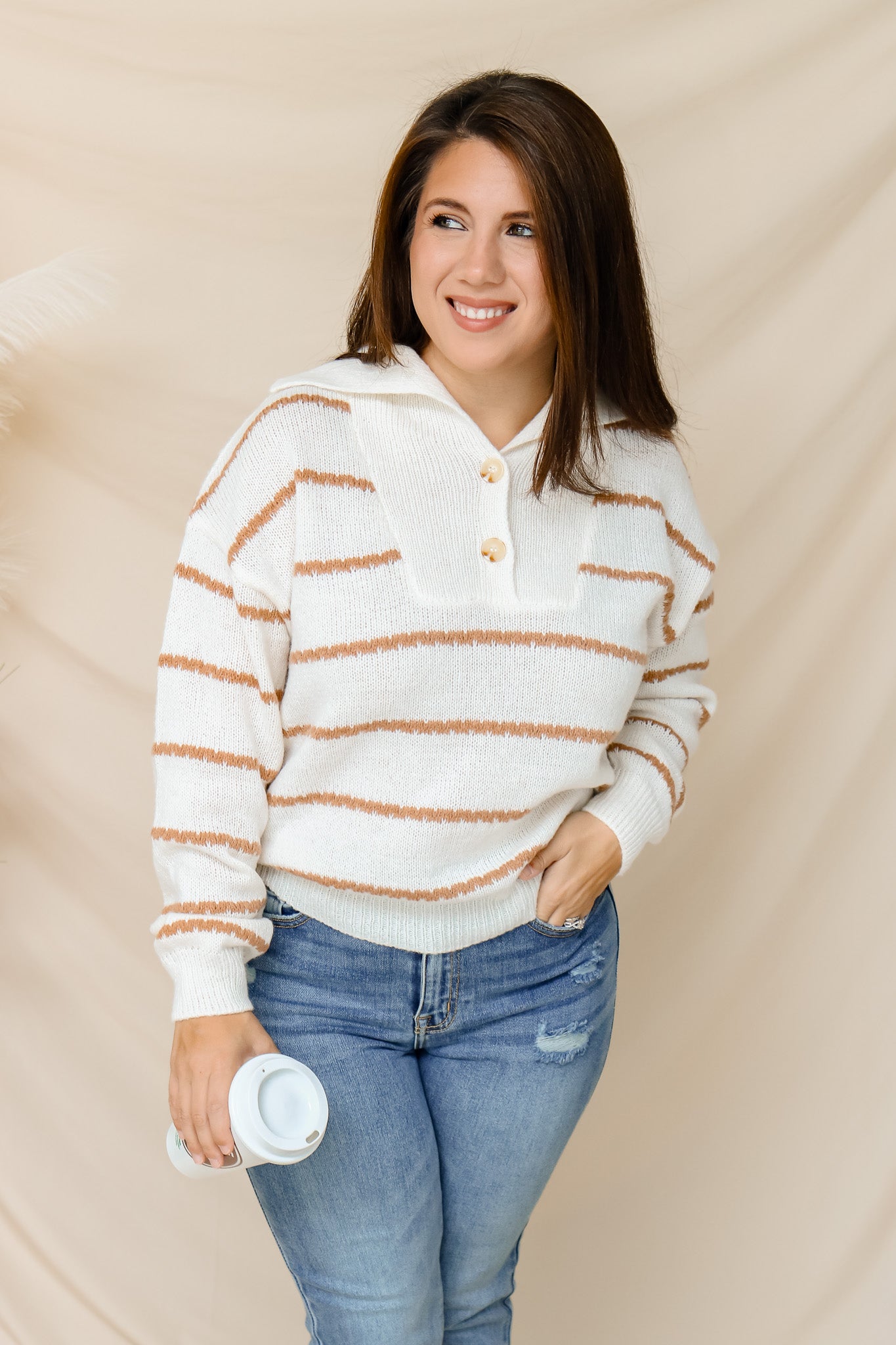 Stay Warm Striped Sweater