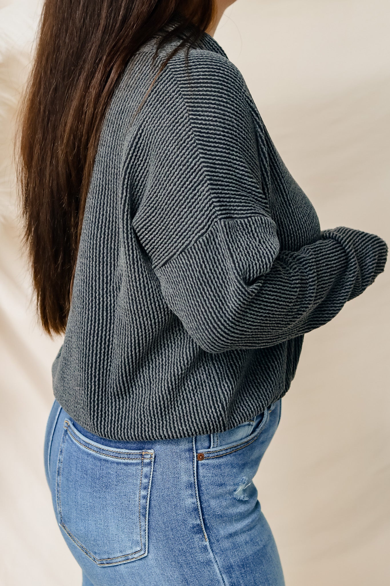Easy Days Button Top (black)