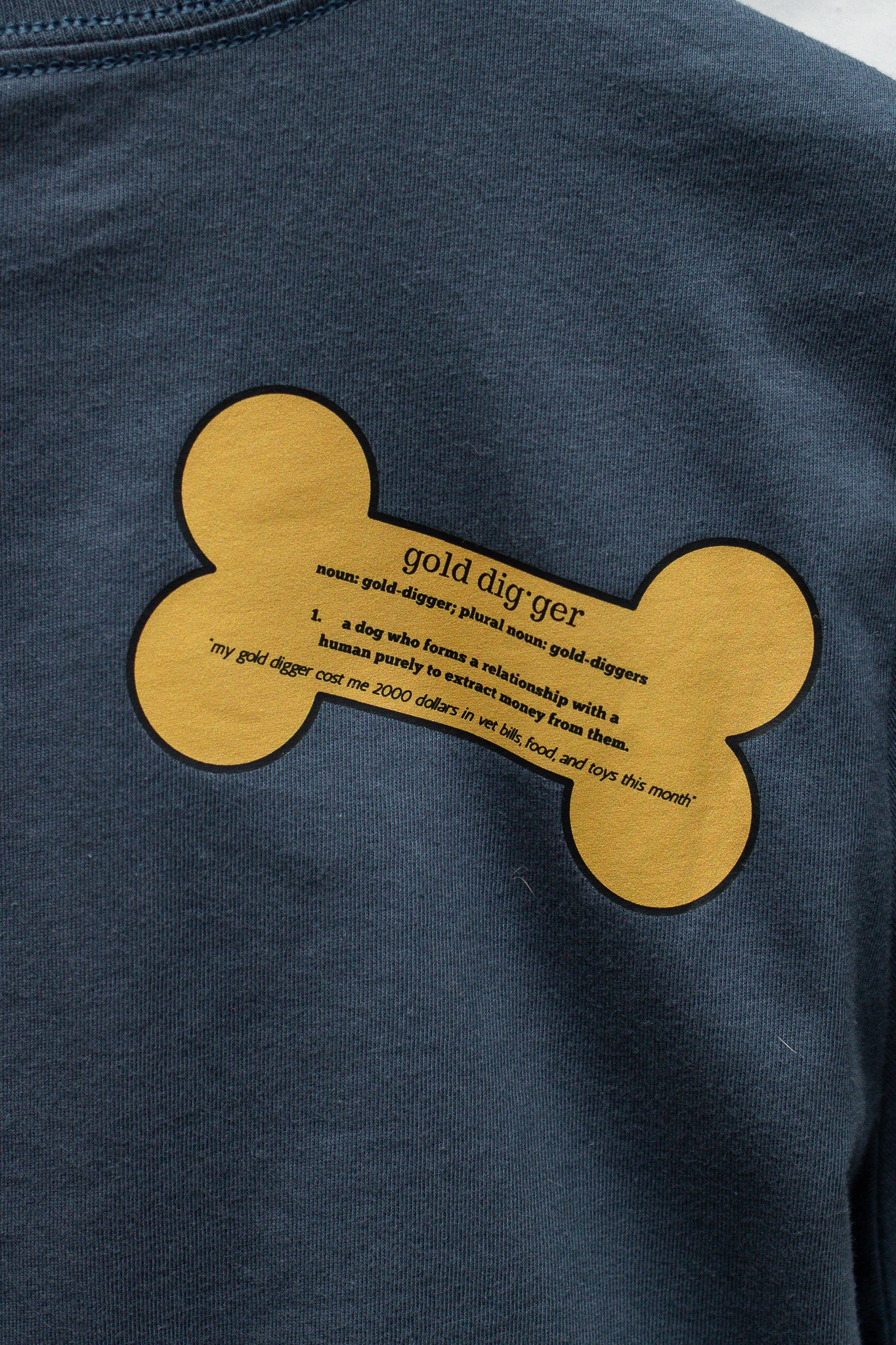 Gold Digger Dog Graphic Tee - Calico's Grove Boutique