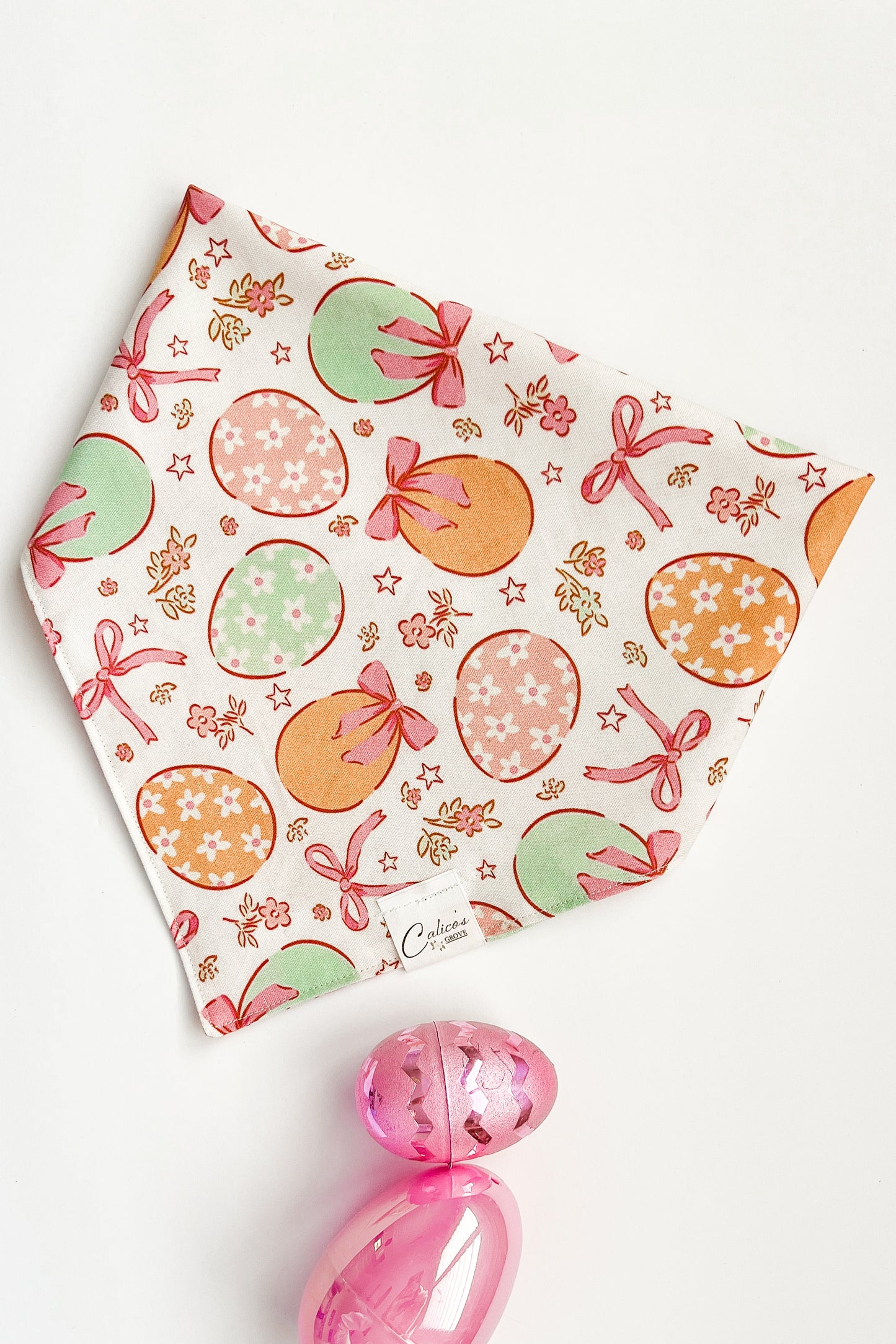 Bows And Flowers Easter Egg Bandana