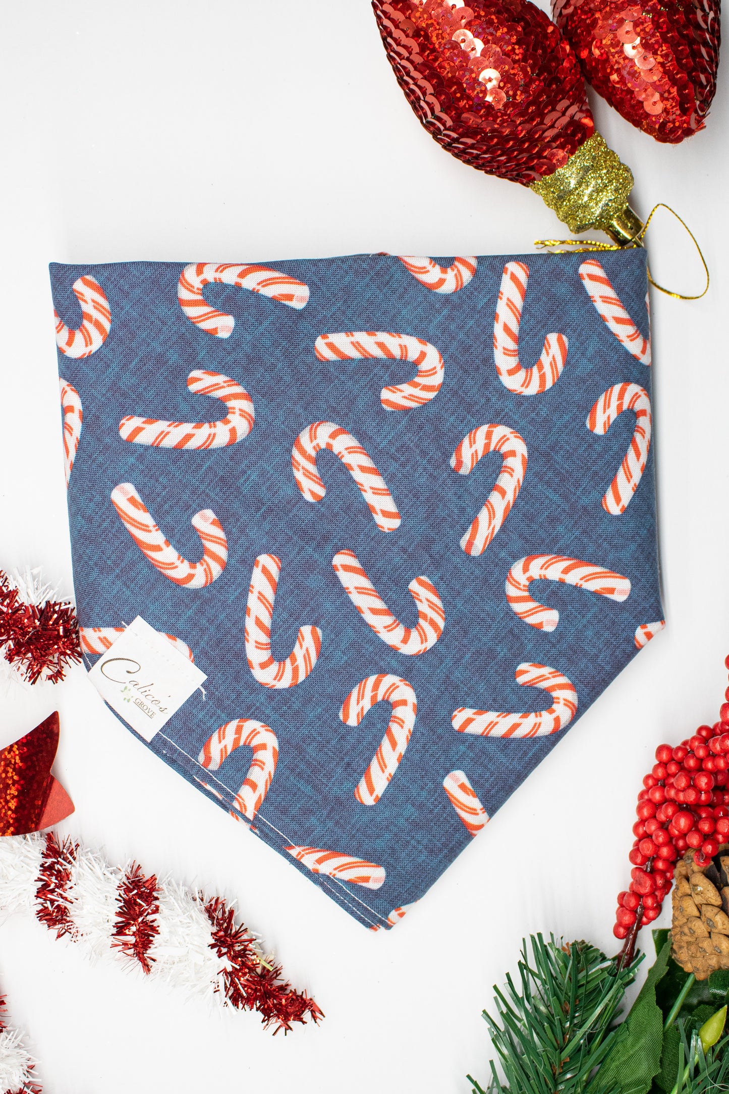 Candy Cane Christmas Bandana