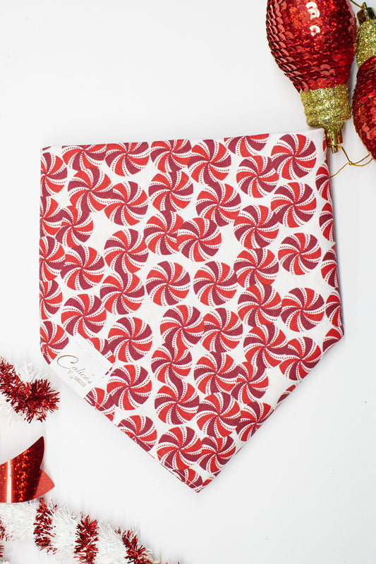 Peppermints Christmas Bandana