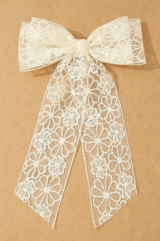 Lace Hair Bow