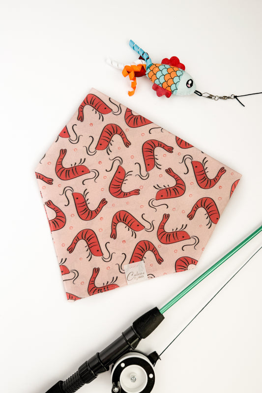 Shrimps In Pink Bandana