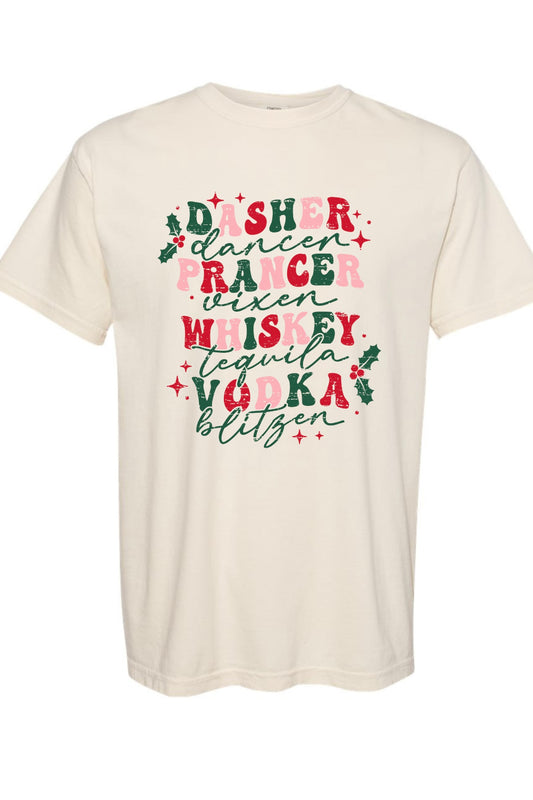 Dasher Dancer Short Sleeve Graphic Tee