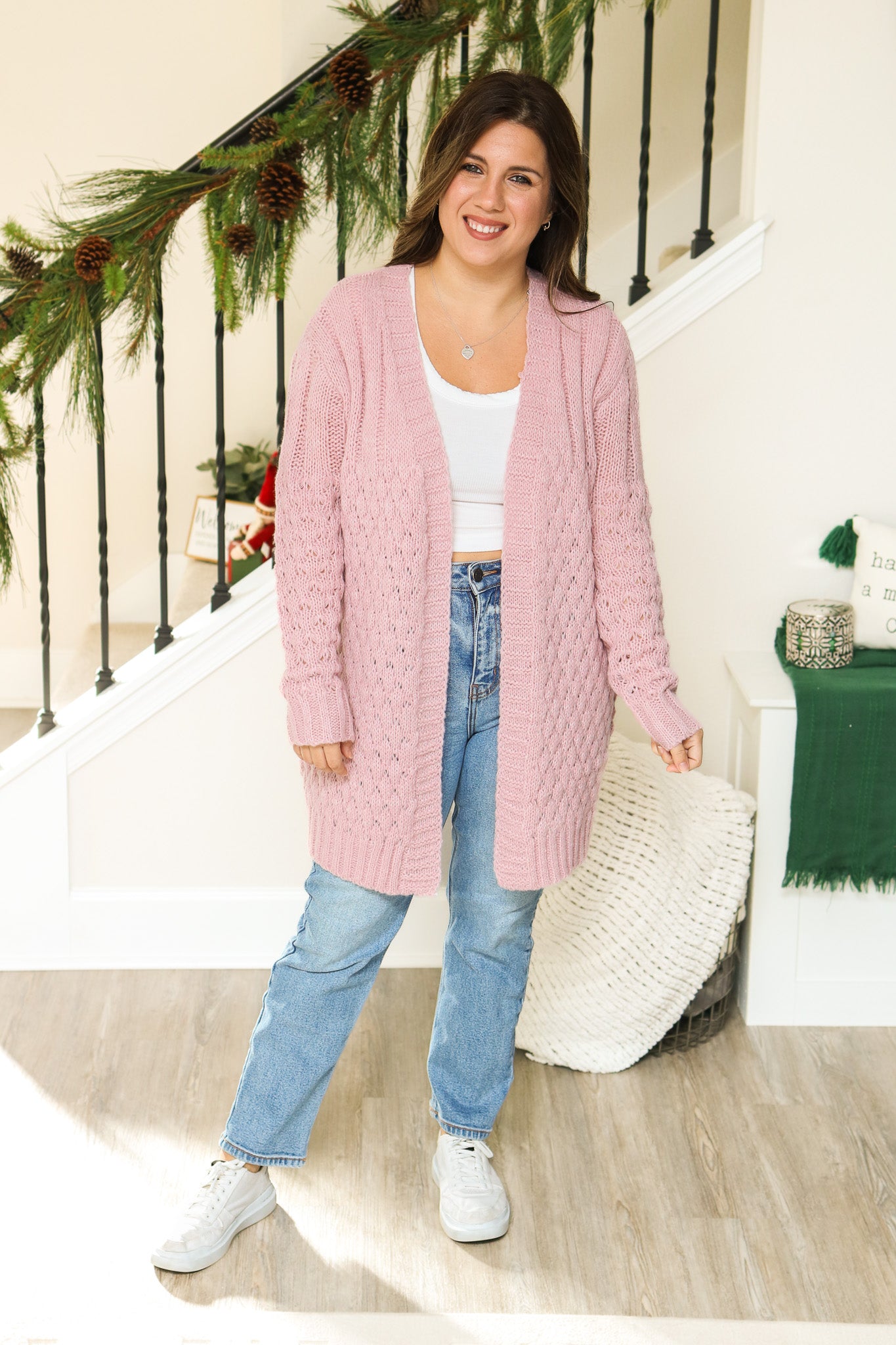 Perfectly Pink Knit Cardigan