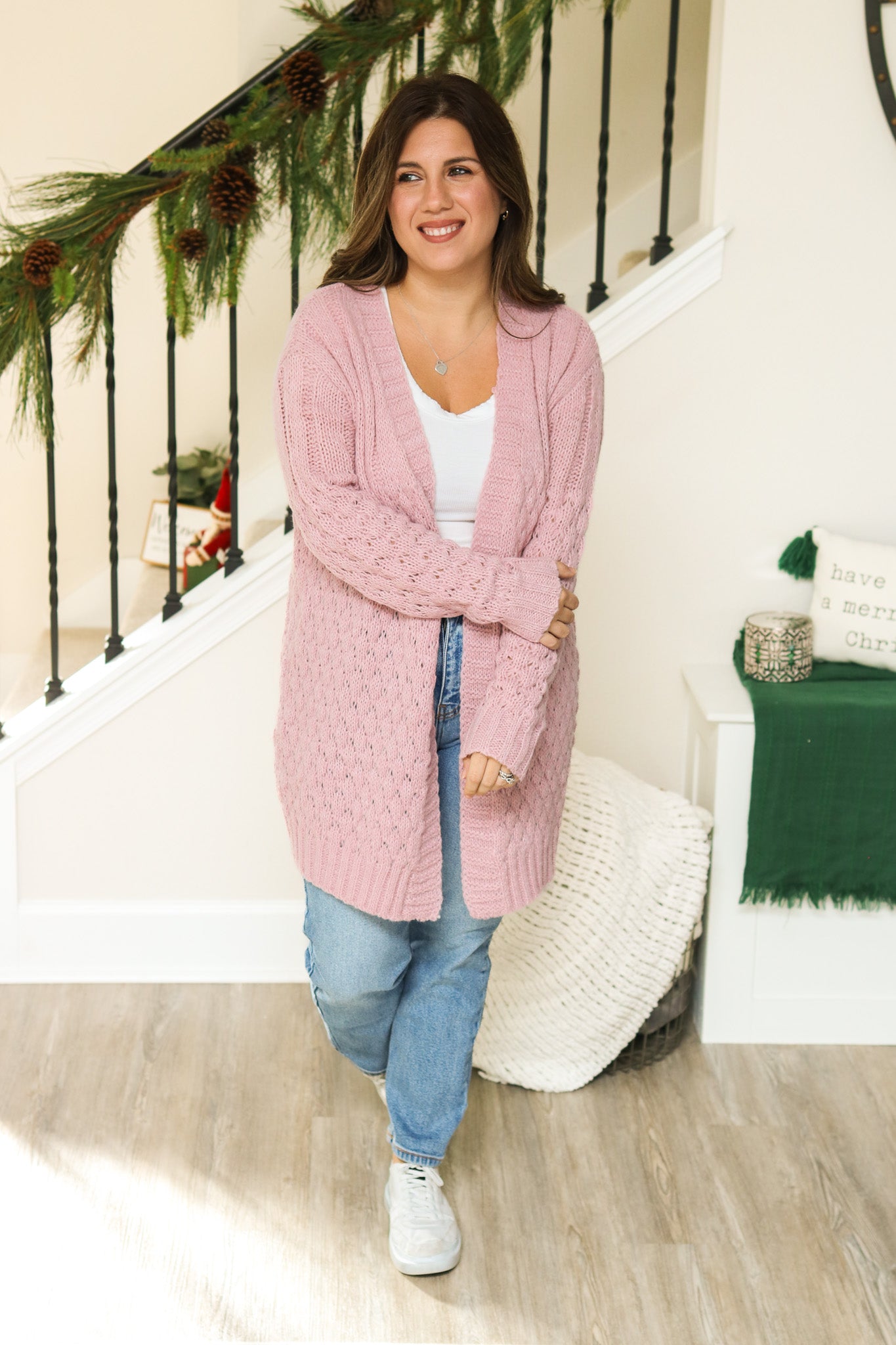 Perfectly Pink Knit Cardigan