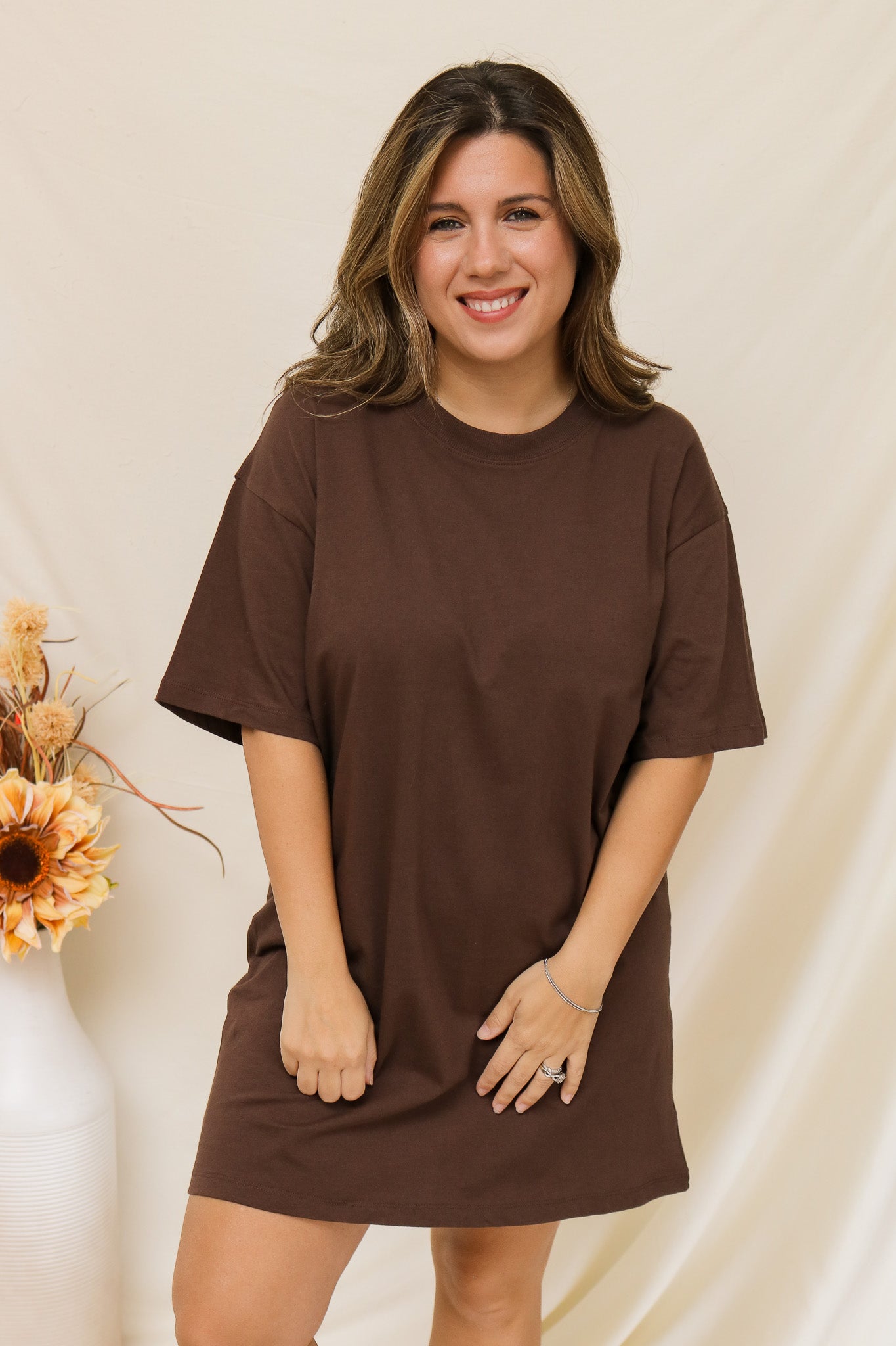 T-Shirt Dress (brown)