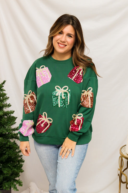 Sequin Presents Holiday Pullover