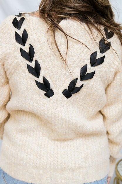 Wrapped In Ribbon Sweater