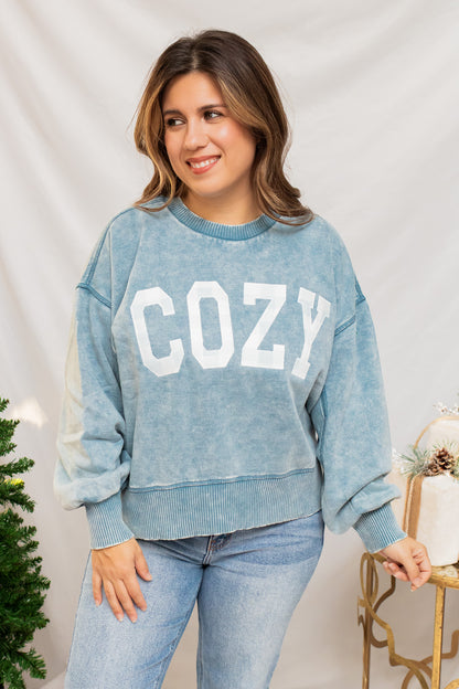 Cozy Embroidered Pullover