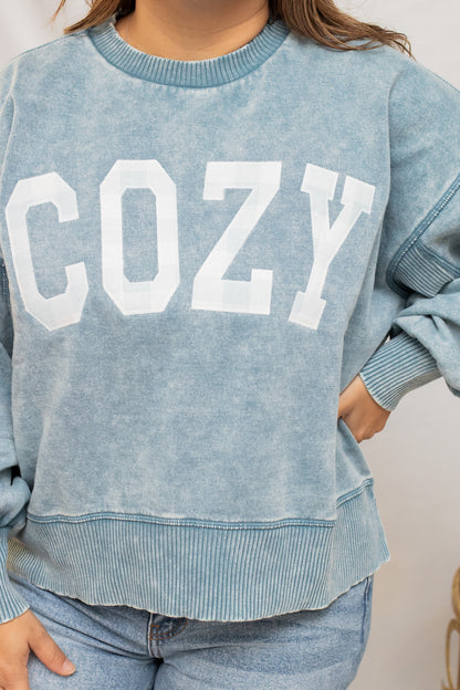 Cozy Embroidered Pullover