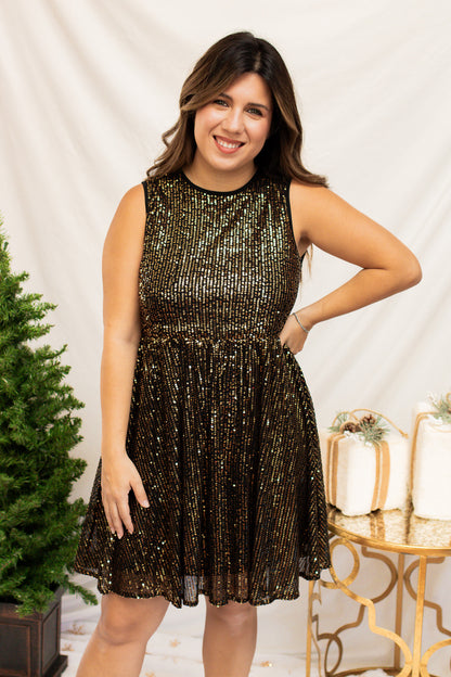 Magical Moments Sequin Bow Dress