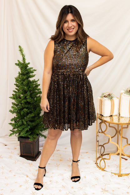 Magical Moments Sequin Bow Dress