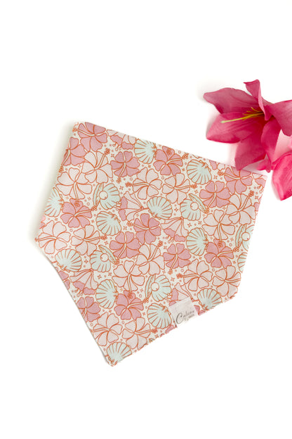 Oysters And Flowers Bandana