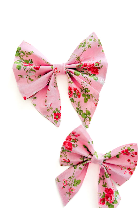 Floral Branches Pet Bow