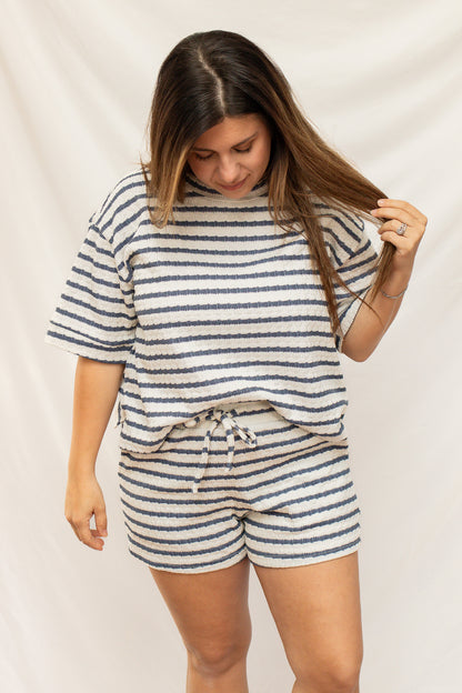 On The Coast Striped Set - Calico's Grove Boutique
