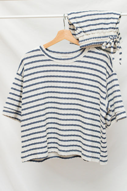 On The Coast Striped Set - Calico's Grove Boutique