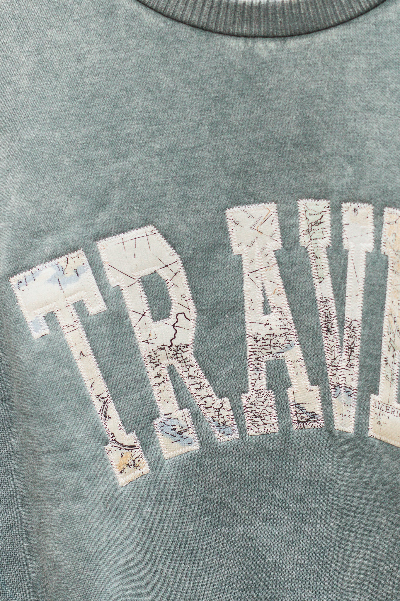 Travel Embroidered Pullover - Calico's Grove Boutique