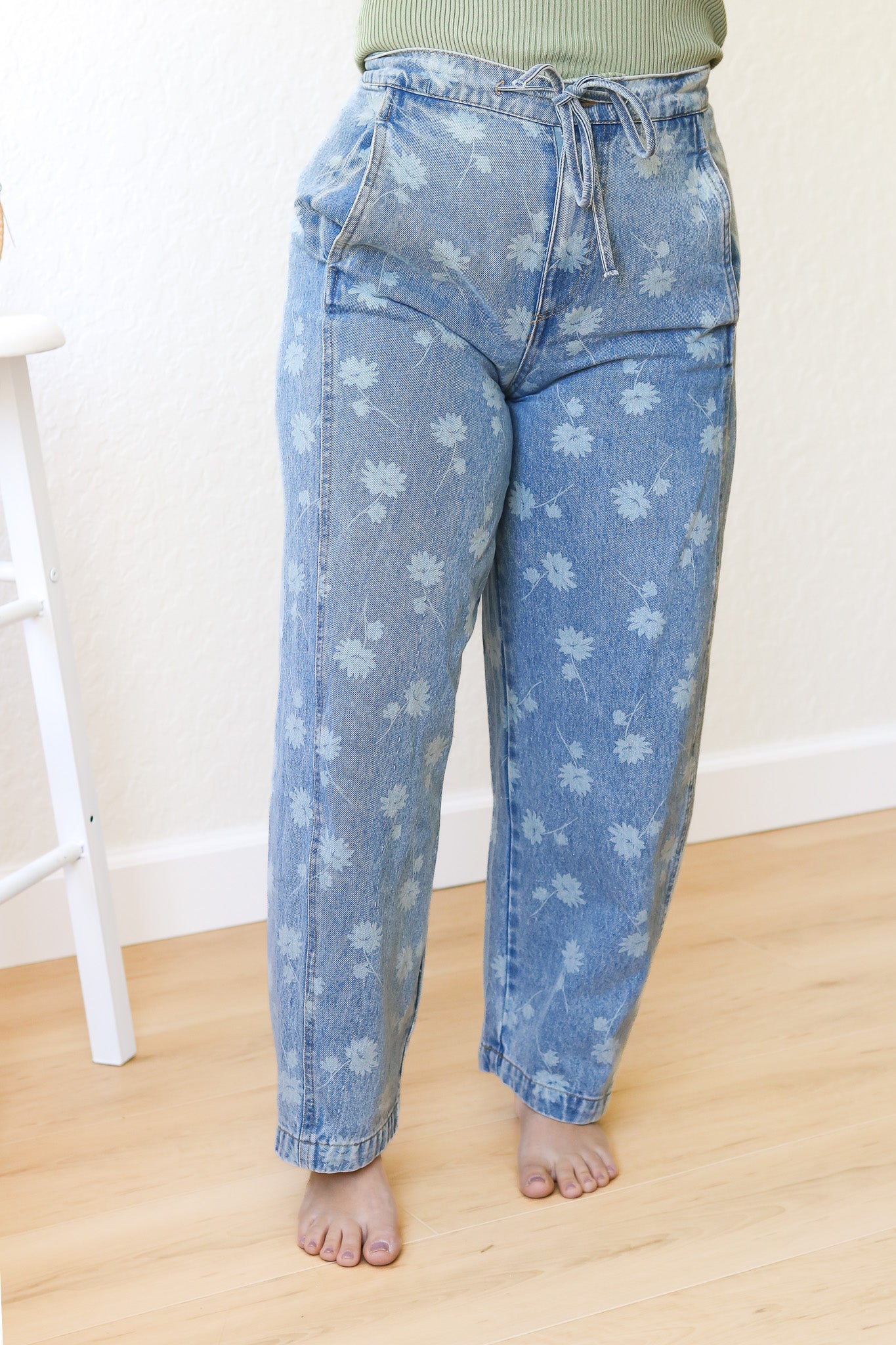 Dandelion Tie Waist Jeans