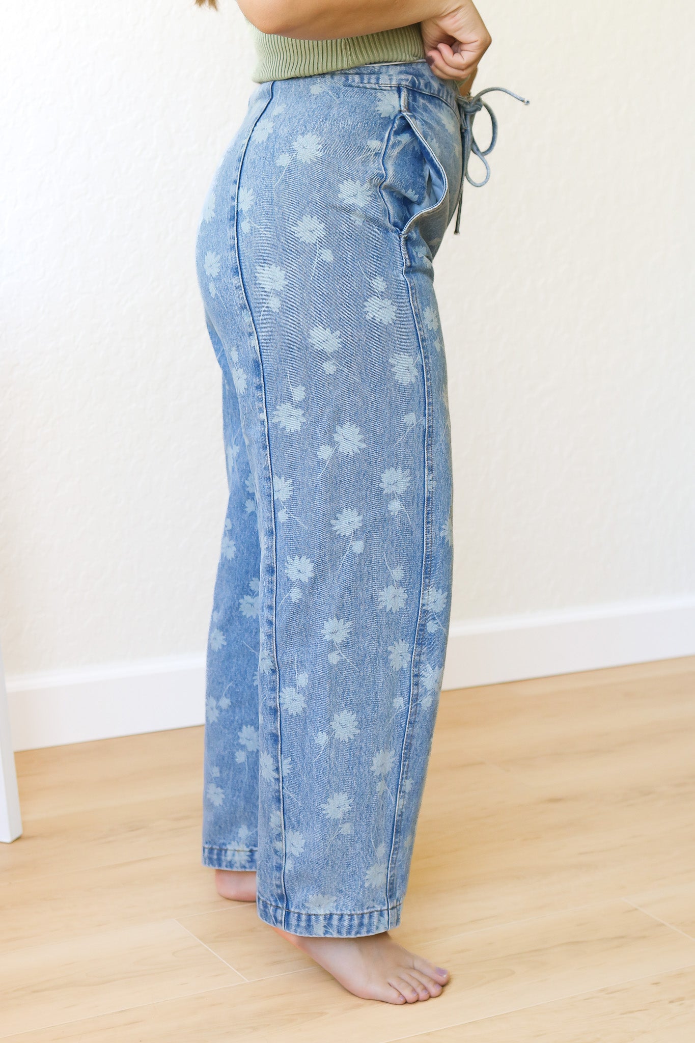 Dandelion Tie Waist Jeans