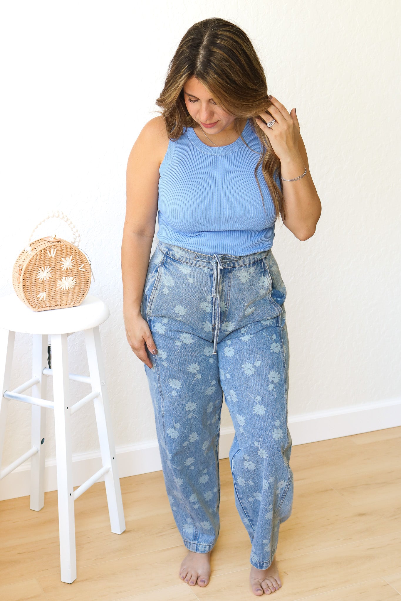 Dandelion Tie Waist Jeans