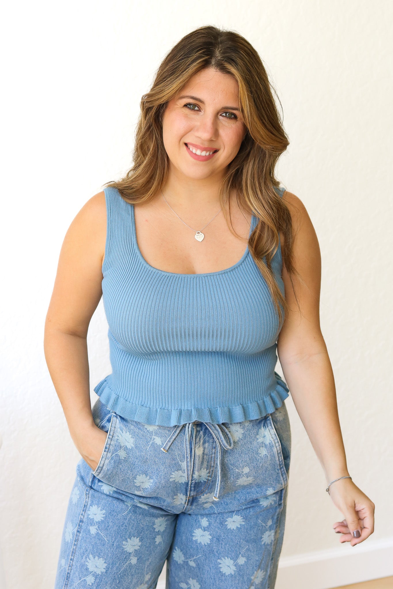 Seaside Knit Tank Top