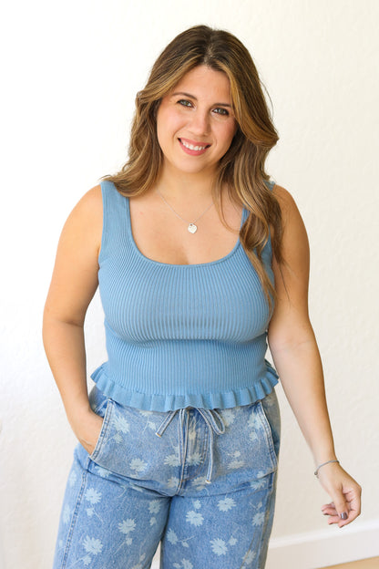 Seaside Knit Tank Top