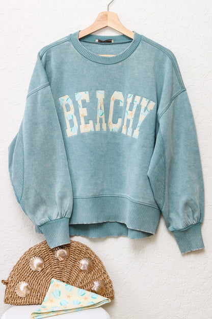 Beachy Embroidered Pullover