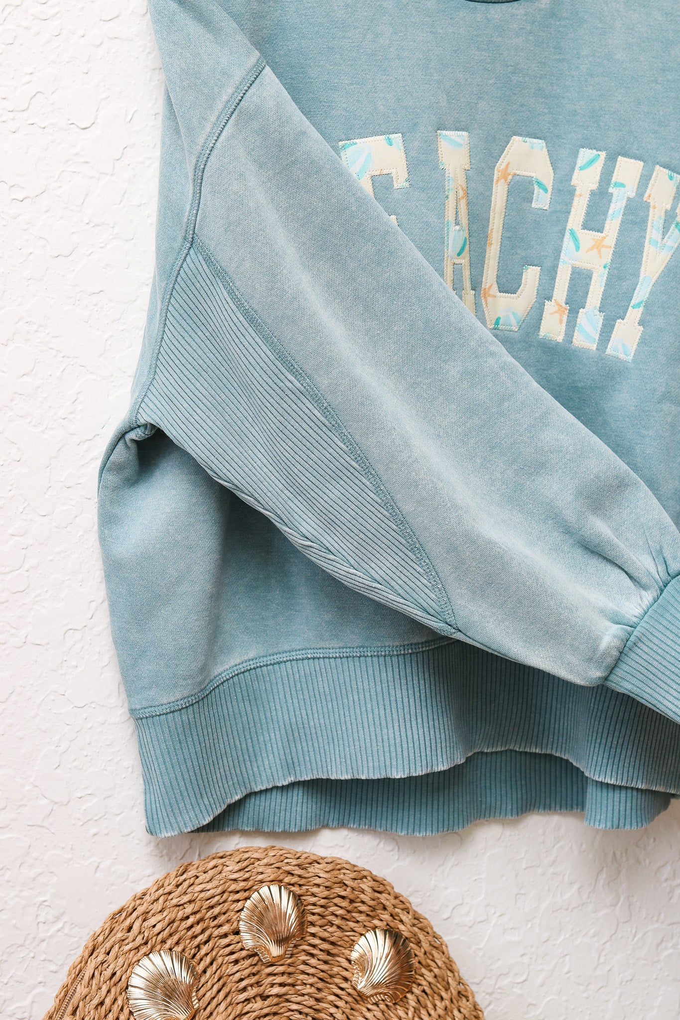 Beachy Embroidered Pullover