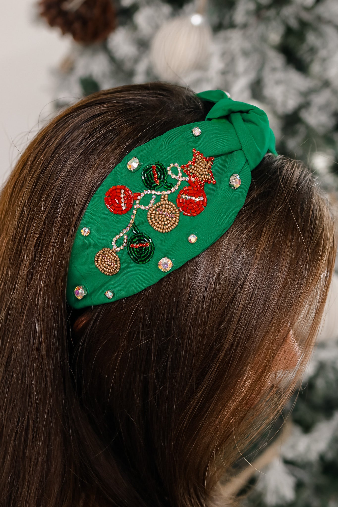 Ornaments Knot Headband (green)