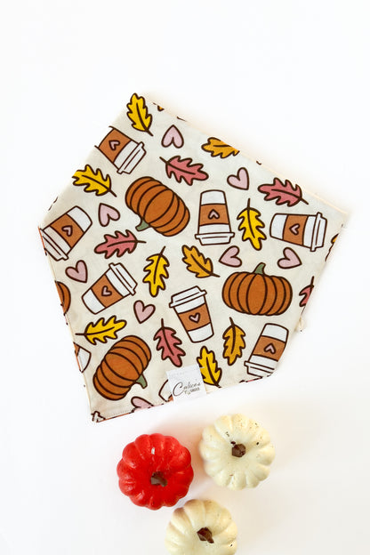 Fall Coffee Bandana