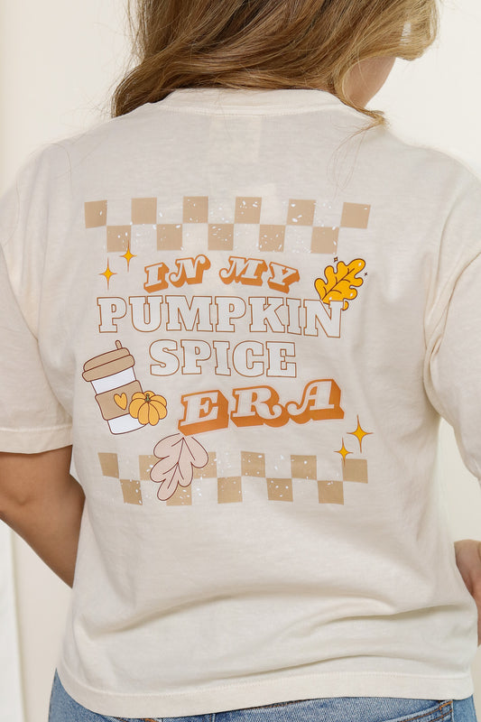 Pumpkin Spice Era Cropped Graphic Tee