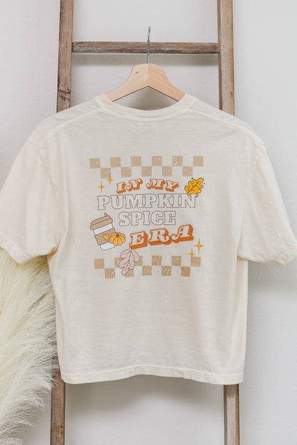 Pumpkin Spice Era Cropped Graphic Tee